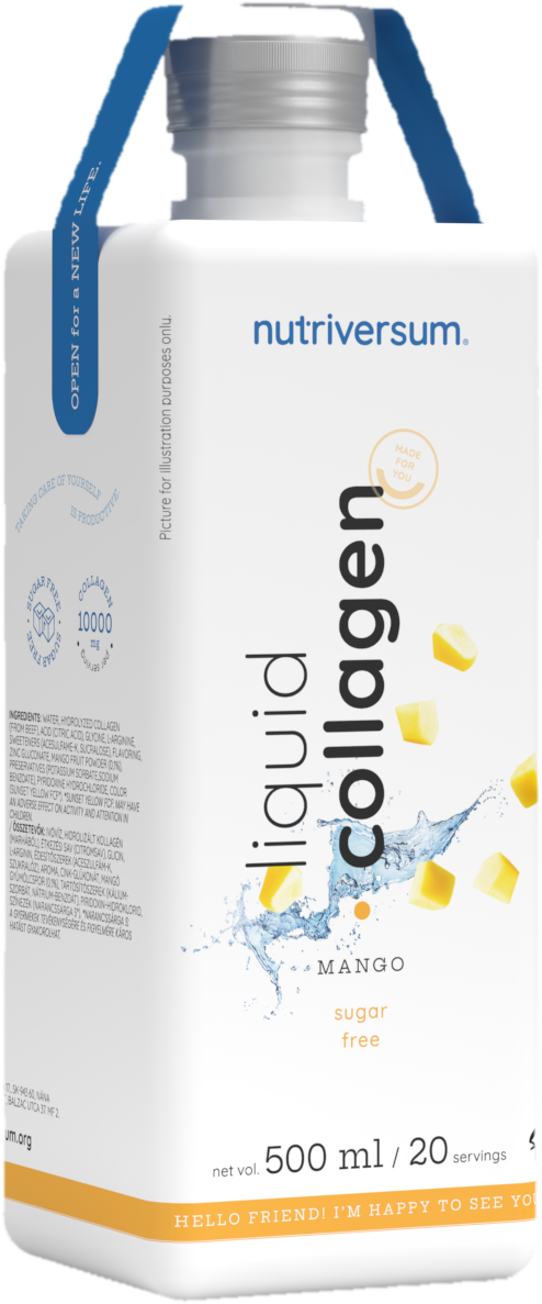Nutriversum Liquid Collagen 500ml cukormentes, erdei gyümölcs