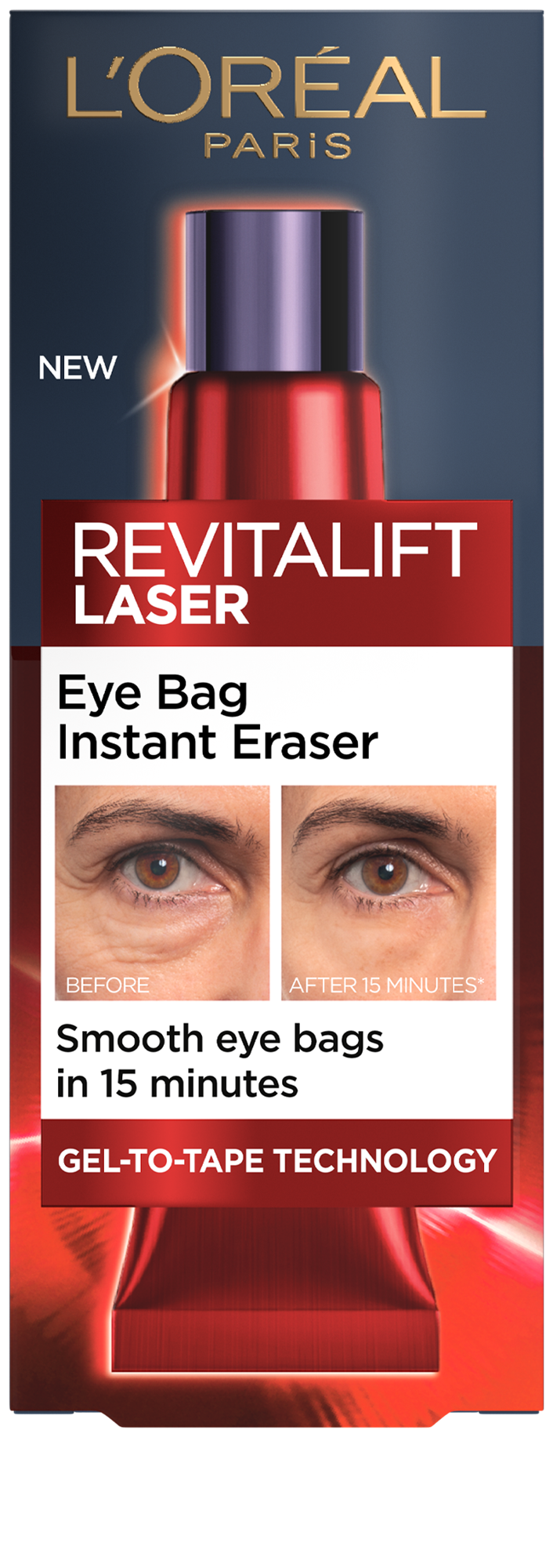 L'Oréal Paris Revitalift Laser nappali ápoló a szemek alatti táskákra, 15ml