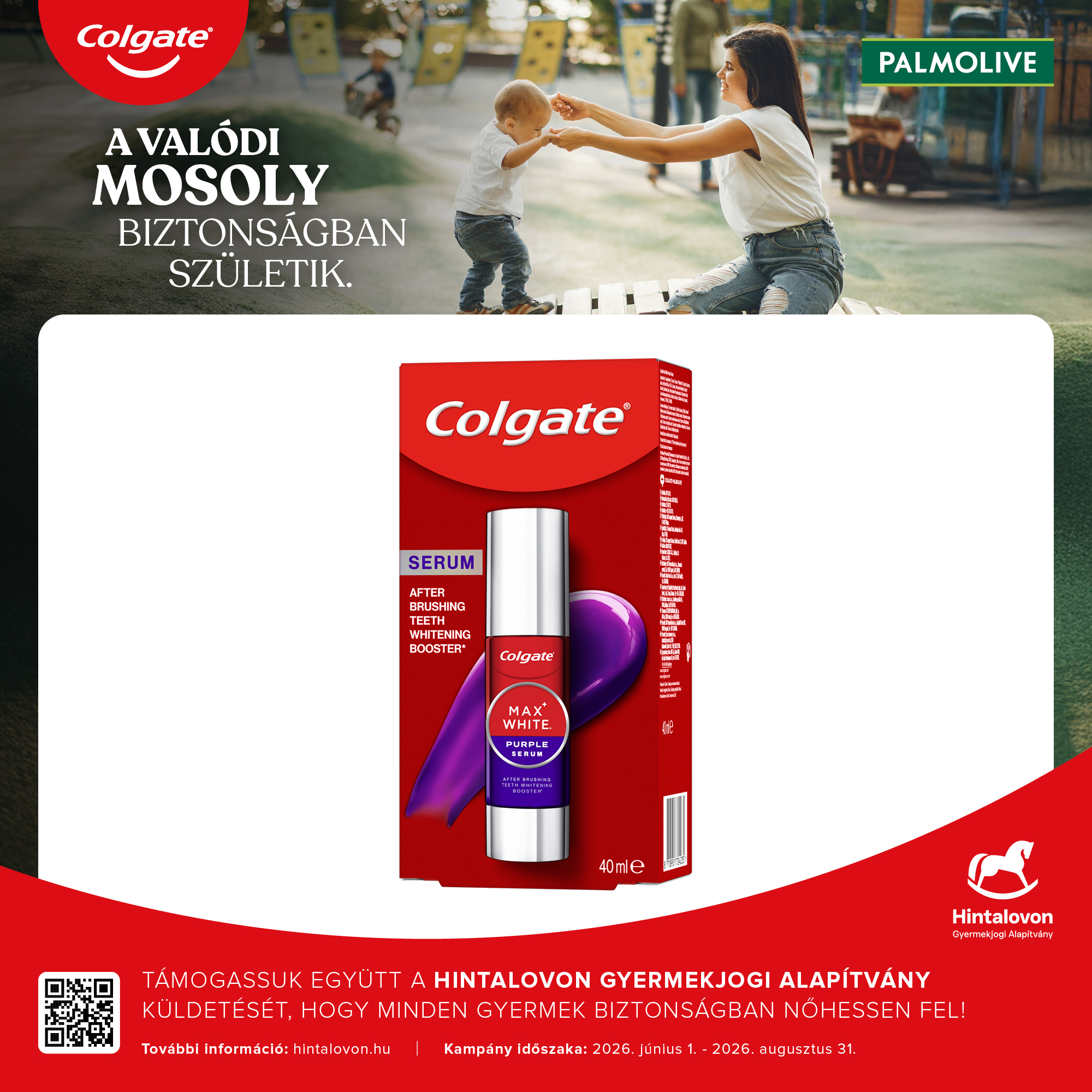 Colgate  Max White One Purple Fogfehérítő Szérum