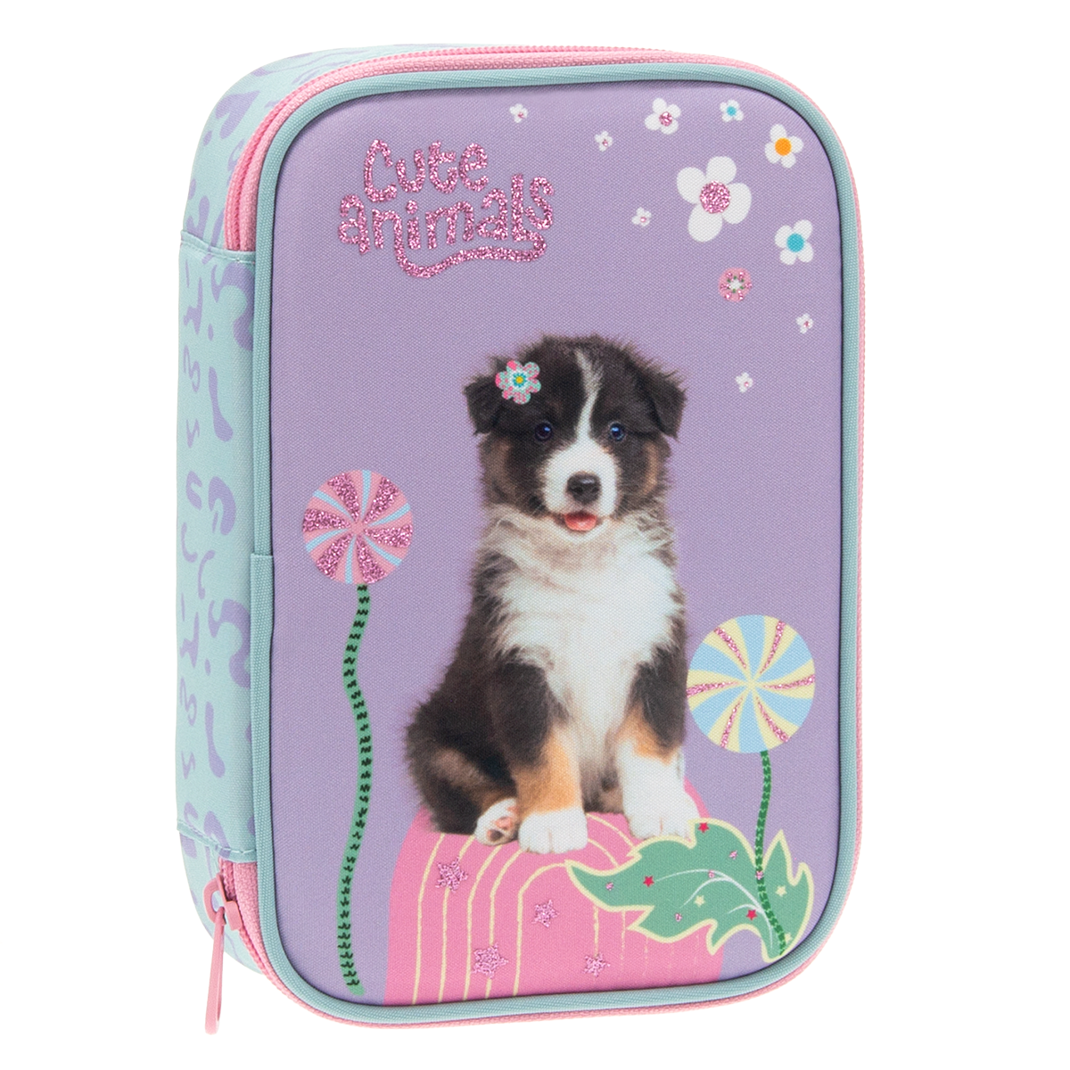 Ars Una többszintes tolltartó Cute animals-Aussie (5528)