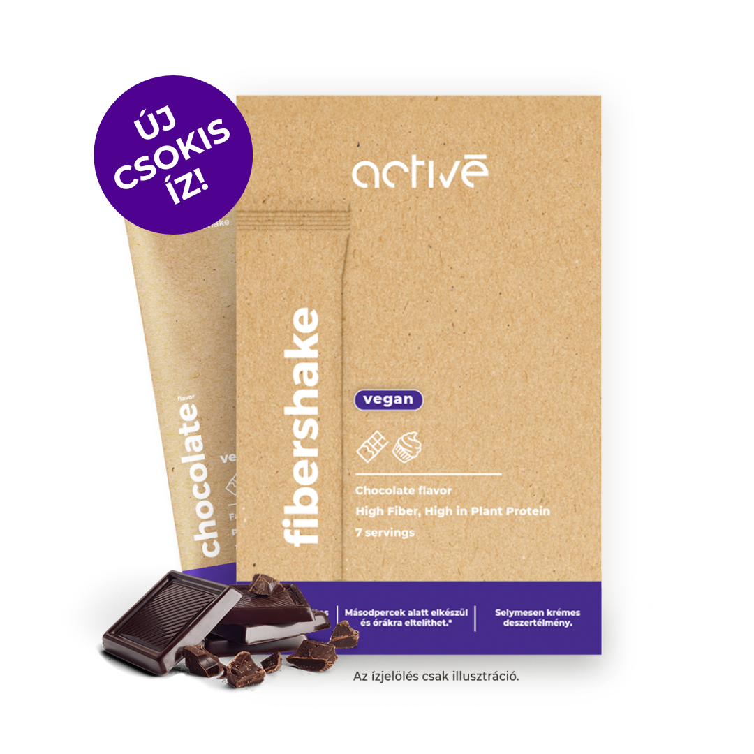 activé FiberShake® Vegan Chocolate csokoládé ízű vegán rost shake