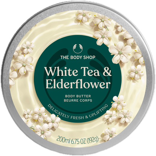 The Body Shop fehér tea és bodzavirág testvaj