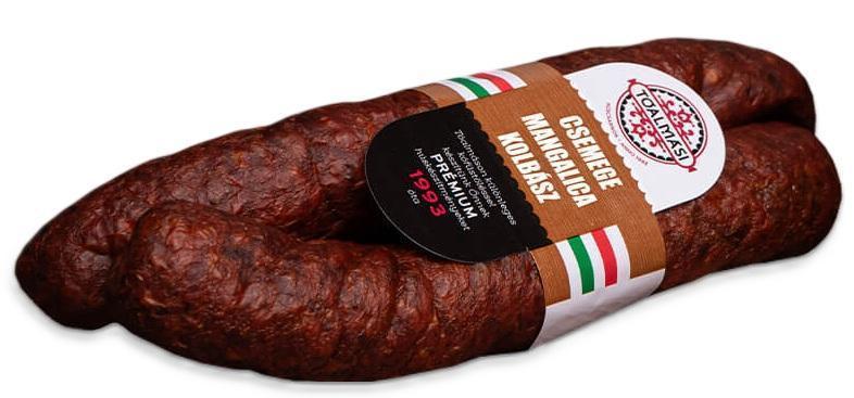 Tóalmási Csemege Füstölt Mangalica Félszáraz Kolbász Nitritmentes
