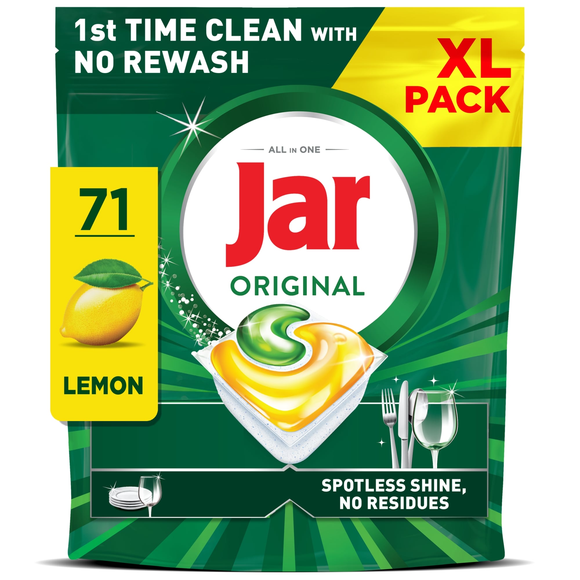 Jar Original All in One Mosogatókapszula Lemon, 71 db