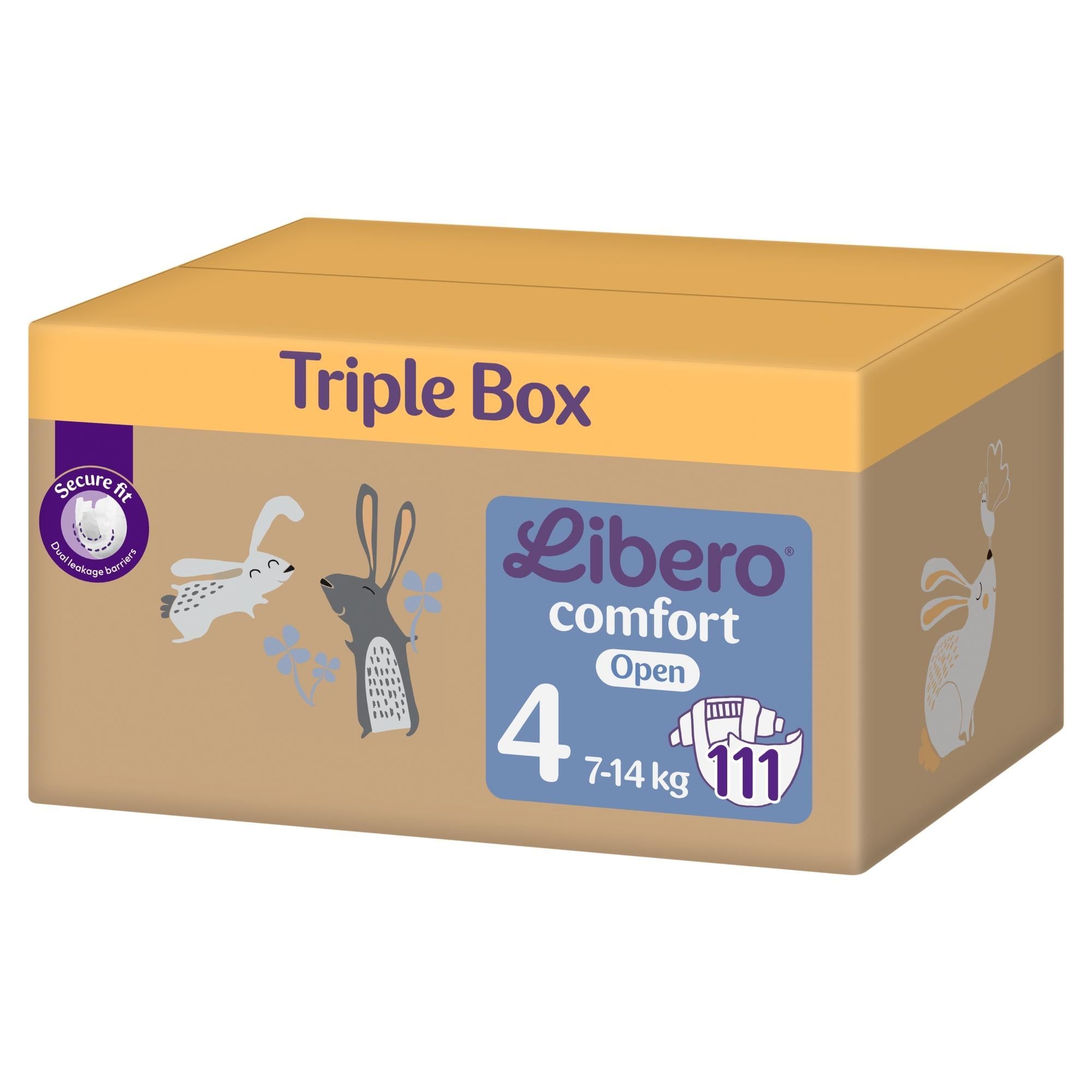 Libero Comfort 4 TRIPLE BOX pelenka 7-14 kg (4-es méret)