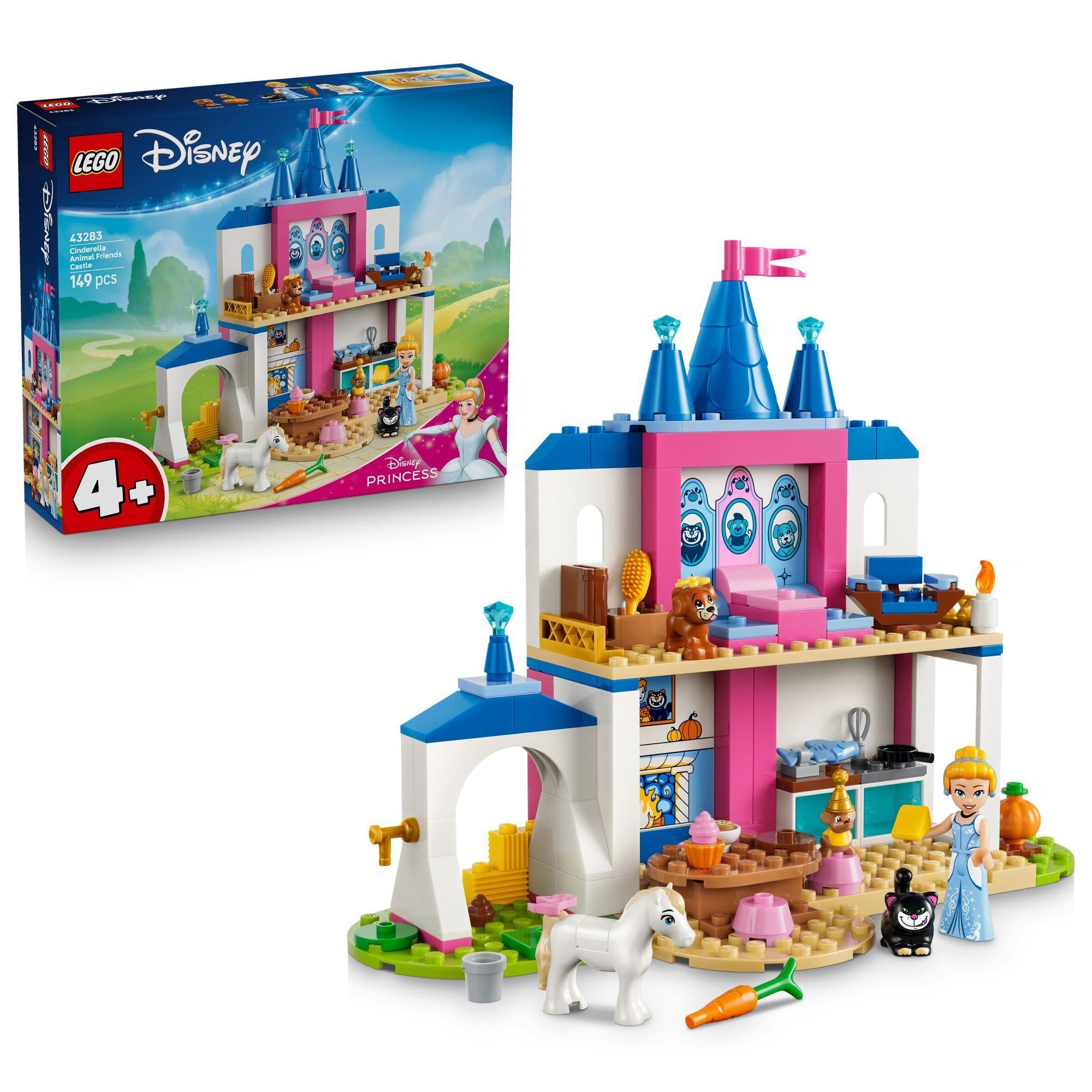 LEGO Disney Princess 43283 Hamupipőke kastélya és  állatbarátai