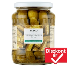 csemegeuborka ecetes, cukros lében 3-6 cm 680 g