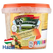 Rusa Savanyúság csípős vágott vegyes savanyúság édesítőszerrel 900 g