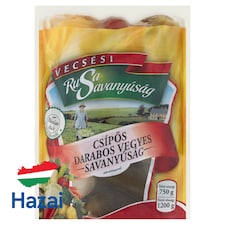 Rusa Savanyúság csípős darabos vegyes savanyúság édesítőszerrel 1200 g