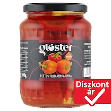 Gloster negyedelt, ecetes pritaminpaprika 680 g