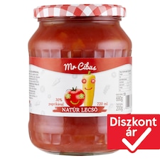 Mr Cibus natúr lecsó 30% paprikával 680 g