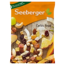 Seeberger Caribic Royal aszalt gyümölcsök és diófélék keveréke 200 g