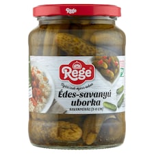 Rege édes-savanyú uborka savanyúság 3-6 cm 680 g