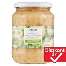 savanyú káposzta édes-savanyú sós lében 670 g