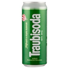 Traubisoda szőlő szénsavas üdítőital cukorral és édesítőszerrel 330 ml