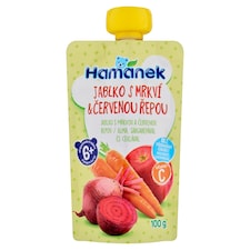 Hamánek alma sárgarépával és céklával bébiétel 6 hónapos kortól 100 g