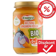 Univer Disney Baby bio zsenge sárgarépa főzelék 4 hónapos kortól 163 g