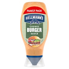 Hellmann's burger szósz uborka, vöröshagyma és chili darabokkal 434 g
