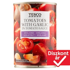 szeletelt paradicsom paradicsomszószban olívaolajjal és fokhagymával 400 g