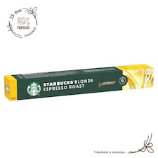 Starbucks by Nespresso Espresso Blonde Roast őrölt pörkölt kávé 10 kapszula 53 g