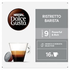 NESCAFÉ Dolce Gusto Ristretto Barista őrölt pörkölt kávé kapszula 16 x 6,5 g (104 g)