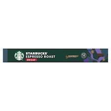 Starbucks by Nespresso Espresso Roast koffeinmentes őrölt pörkölt kávé 10 kapszula 55 g
