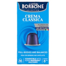 Caffé Borbone Crema Classica őrölt pörkölt kávékeverék kapszulában 10 x 5 g (50 g)