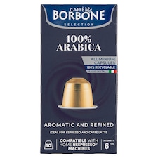 Caffè Borbone 100% Arabica őrölt pörkölt kávé kapszulában 10 x 5 g (50 g)