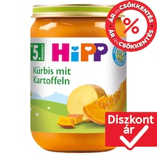 HiPP sütőtök burgonyával főzelék a babának 4 hónapos kortól 190 g