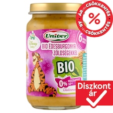 Univer Disney Baby bio édesburgonya zöldségekkel zöldségpüré 6 hónapos kortól 163 g