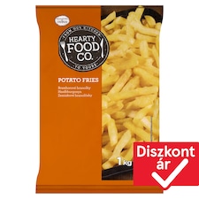 Hearty Food Co. gyorsfagyasztott, elősütött hasábburgonya 1 kg