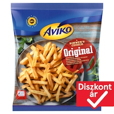 Aviko Original elősütött, gyorsfagyasztott hasábburgonya sütőbe 1500 g