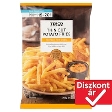gyorsfagyasztott elősütött hasábburgonya 750 g