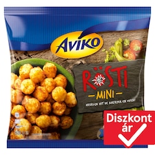 Aviko Rösti Mini elősütött és gyorsfagyasztott röszti falatkák 600 g