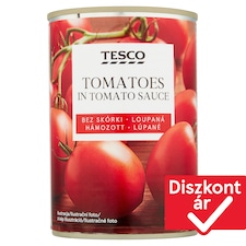 hámozott, egész paradicsom paradicsomszószban 400 g
