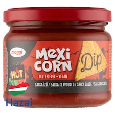 Mogyi Mexi Corn Dip Salsa ízű csípős, fűszeres szósz paradicsommal 310 g
