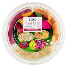 Plant Chef hummusz három ízben 210 g