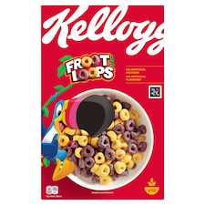 Kellogg's Unicorn Froot Loops gyümölcs ízesítésű gabonakarikák 375 g