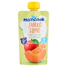 Hamánek alma sütőtökkel 100% gyümölcs-zöldségpüré 6 hónapos kortól 100 g