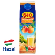 Sió Találkozások rostos őszibarack-narancs gyümölcsital 1 l