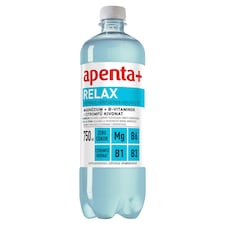 Apenta+ Relax feketeribizli-vörösáfonya-hibiszkusz ízű szénsavmentes üdítőital 750 ml