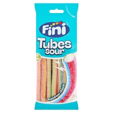 Fini Tubes Sour Rainbow gyümölcs ízű cukorka 80 g
