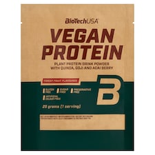 BioTechUSA Vegan Protein erdei gyümölcs ízű növényi fehérje italpor 25 g