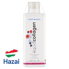 Nutriversum Flow erdei gyümölcs ízesítésű, kollagén-, glicin-, L-arginin tartalmú ital 500 ml