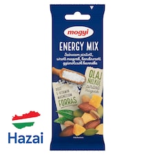 Mogyi Energy Mix szárazon pirított, sózott magvak, kandírozott gyümölcsök keveréke 55 g