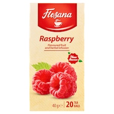 Flosana málna ízesített gyümölcs- és gyógytea 20 filter 40 g