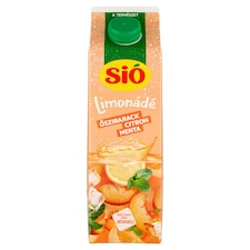 Sió Limonádé őszibarack-citrom-menta üdítőital 1 l