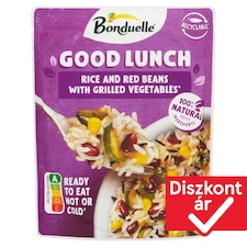 Bonduelle Good Lunch vörösbab, rizs, csemegekukorica, grillezett zöldségek keveréke 250 g