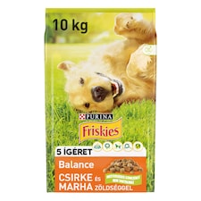 Purina Friskies Balance csirkével és hozzáadott zöldségekkel száraz kutyaeledel 10 kg