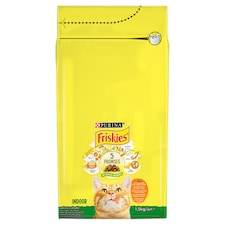 Purina Friskies Indoor csirkével és hozzáadott kerti zöldségekkel száraz macskaeledel 1,5 kg